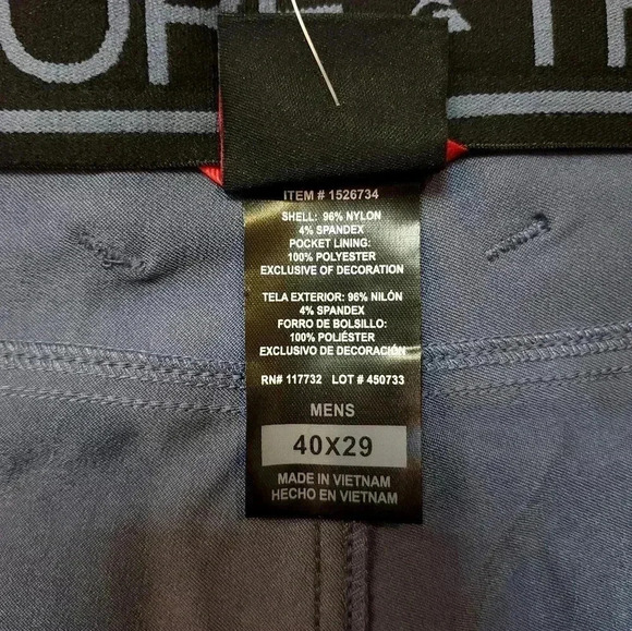 Gerry Men’s Venture Commuter Pant Stretch Fabric Leg Zip Pocket Blue 40 x 29 - Picture 5 of 8